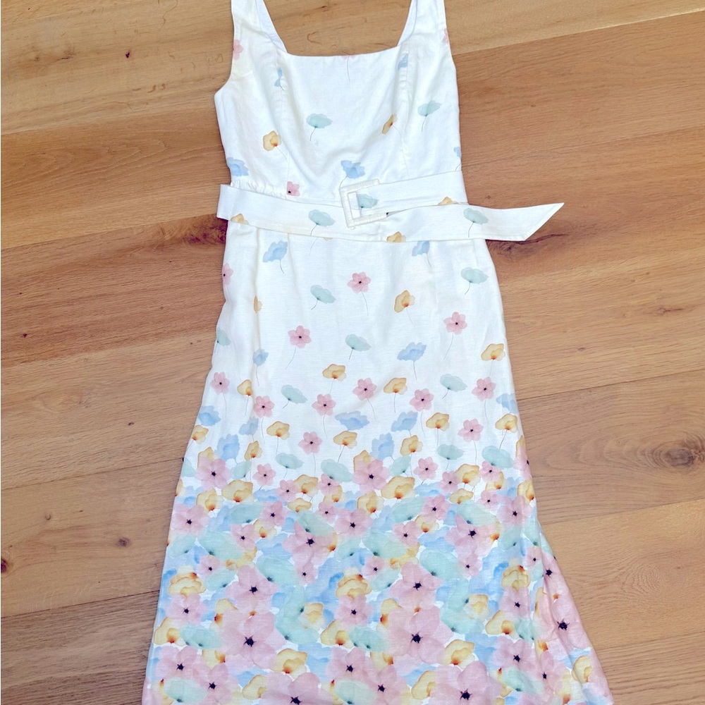Sachin + Babi T’s Watercolor dress